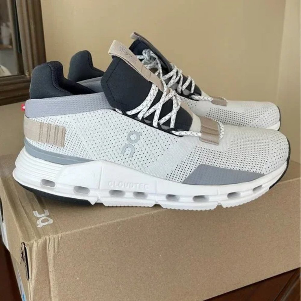 Women's ON cloudnova white sand